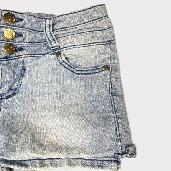 Blue spice super stretch jean short - Picture 6 of 8